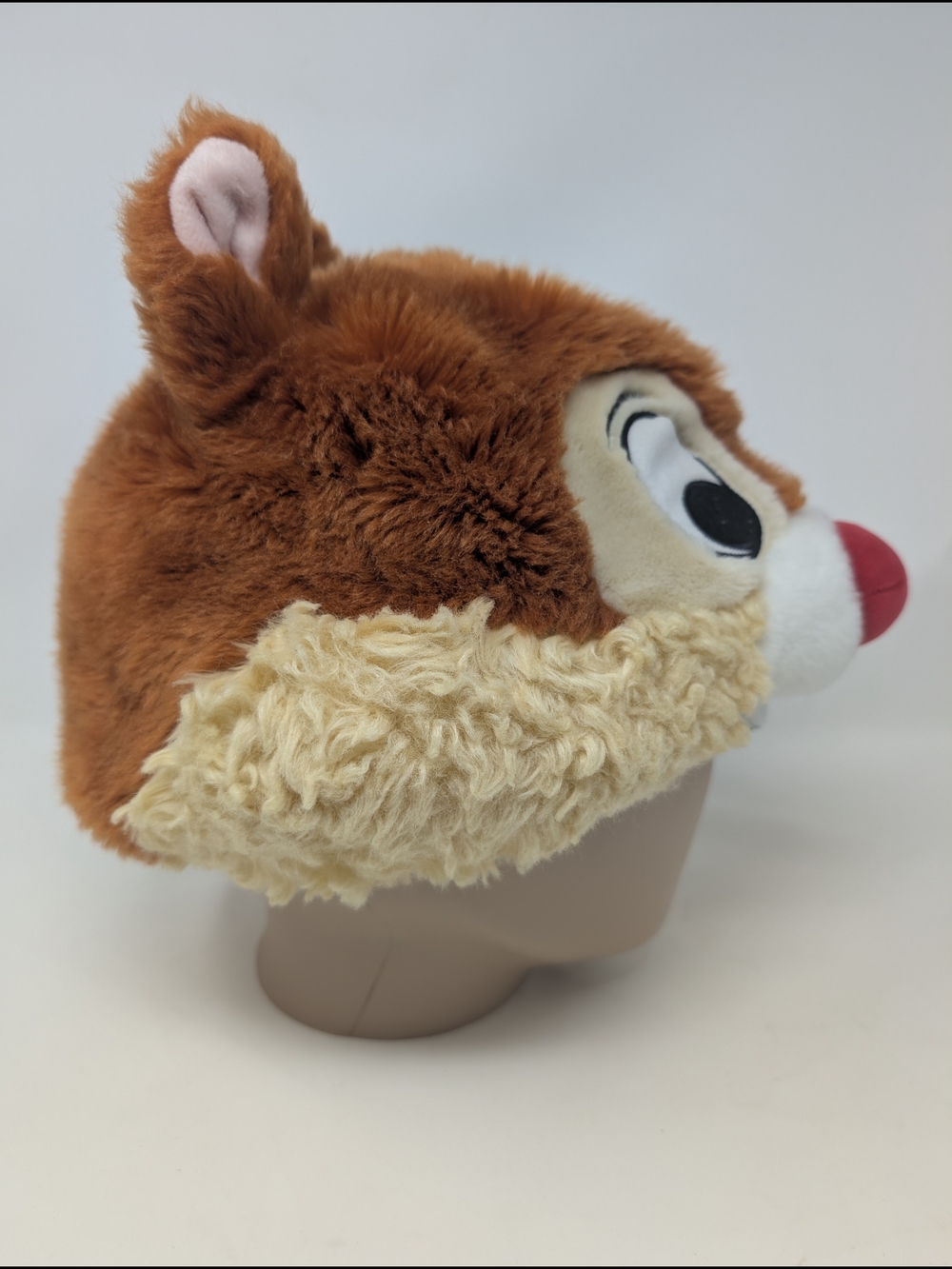Vintage Disney Parks Chip & Dale DALE Plush Hat Brown Tan Chipmunks Adjustable - Picture 3 of 7